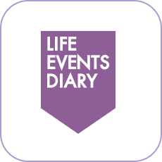 Life events diary icon